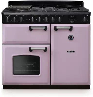 Falcon - Piano De Cuisson Gaz Ngc Tab Gaz 100 Cm Parme Chrome