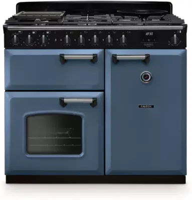 Falcon - Piano De Cuisson Gaz Ngc Tab Gaz 100 Cm Roche Bleue Chrome