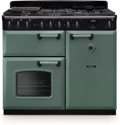 Falcon - Piano De Cuisson Gaz Ngc Tab Gaz 100 Cm Vert Mineral Chrome — vue 4