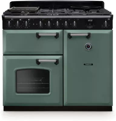 Falcon - Piano De Cuisson Gaz Ngc Tab Gaz 100 Cm Vert Mineral Chrome