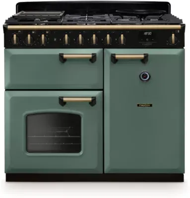 Falcon - Piano De Cuisson Gaz Ngc Tab Gaz 100 Cm Vert Mineral Laiton A