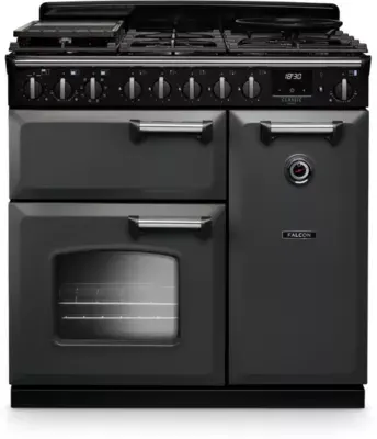 Falcon - Piano De Cuisson Gaz Ngc Tab Gaz 90 Cm Ardoise Chrome — vue 4