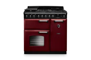 Falcon - Piano De Cuisson Gaz Ngc Tab Gaz 90 Cm Bordeaux Chrome — vue 2