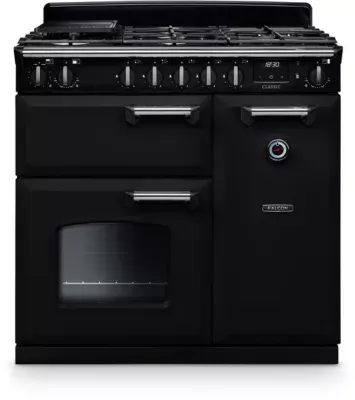 Falcon - Piano De Cuisson Gaz Ngc Tab Gaz 90 Cm Noir Chrome