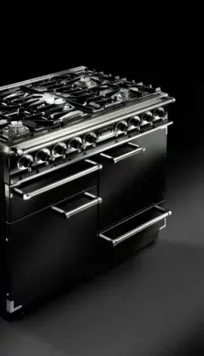 Falcon - Piano De Cuisson Gaz Pkr110 Noir Chrom/Brillantes — vue 4