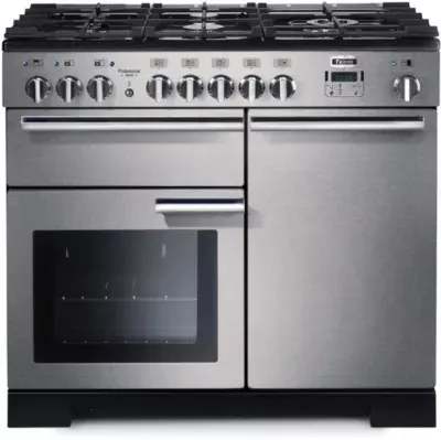 Falcon - Piano De Cuisson Gaz Pro Delux100 Mixt Inox Chrome