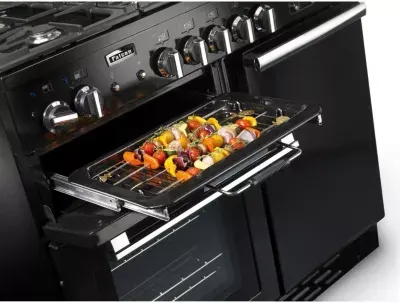 Falcon - Piano De Cuisson Gaz Prof+100 Mixt Noir/Chrome — vue 6