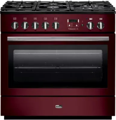 Falcon - Piano De Cuisson Gaz Prof+90fx Mixt Rouge Airelle