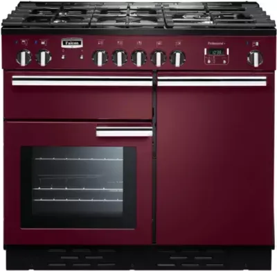 Falcon - Piano De Cuisson Gaz Professional + 100 Cm Rouge Airelle /Chr