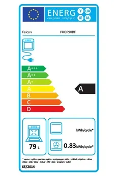 Falcon - Piano De Cuisson Gaz Professional+ 90 Creme Chrome — vue 2