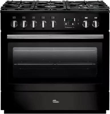 Falcon - Piano De Cuisson Gaz Professional+90 Fx Mixt Noir Brillant