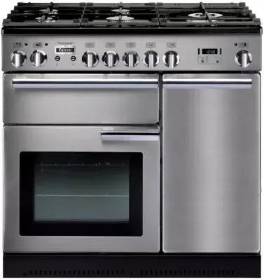 Falcon - Piano De Cuisson Gaz Professional + 90 Mixte Inox/Chrome