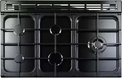 Falcon - Piano De Cuisson Gaz Professional + 90 Mixte Inox/Chrome — vue 3