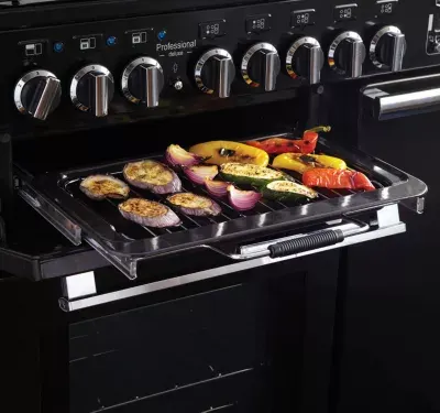 Falcon - Piano De Cuisson Gaz Professional Deluxe 100 Cm Noir Brillant — vue 3