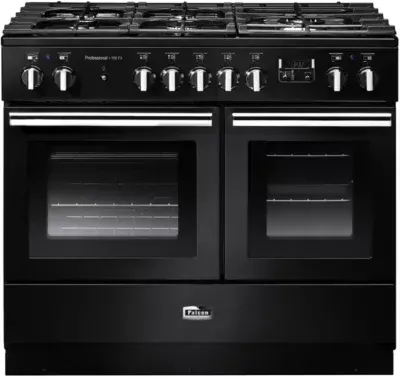 Falcon - Piano De Cuisson Gaz Professional+ Fx 100 Noir Brillant