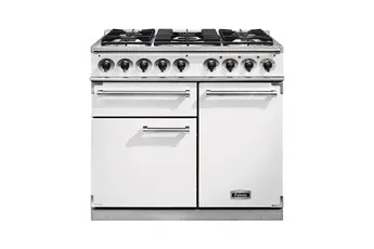 Falcon - Piano De Cuisson Gaz Semi Pro Deluxe 100 Blanc Nickel Brossé — vue 2