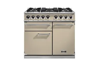 Falcon - Piano De Cuisson Gaz Semi Pro Deluxe 100 Creme Chrome — vue 2