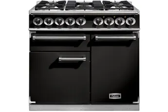 Falcon - Piano De Cuisson Gaz Semi Pro Deluxe 100 Noir Chrome — vue 2