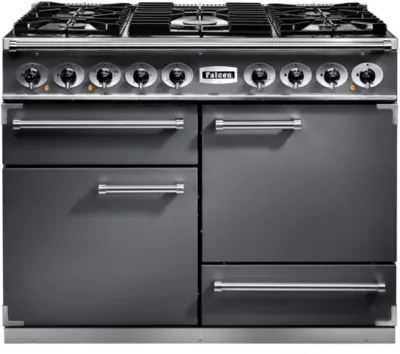 Falcon - Piano De Cuisson Gaz Semi Pro Deluxe 110 Ardoise Nickel