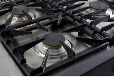 Falcon - Piano De Cuisson Gaz Semi Pro Mercury 110 Noir Mat Inox Poli — vue 4
