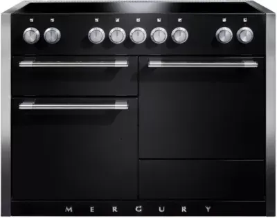 Falcon - Piano De Cuisson Gaz Semi Pro Mercury 120 Noir Mat Inox Poli