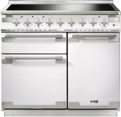 Falcon - Piano De Cuisson Induction Elise 100 Blanc Nickel Brossé