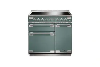 Falcon - Piano De Cuisson Induction Elise 90 Vert Mineral Mat Nickel Brossé — vue 2