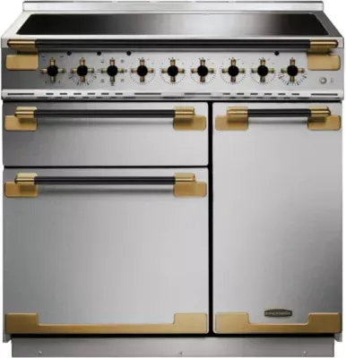 Falcon - Piano De Cuisson Induction Elise Luxe Tab Ind 90 Cminox Et Noir Lai