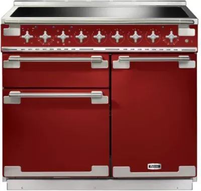 Falcon - Piano De Cuisson Induction Elise100 Induc Rouge Cerise
