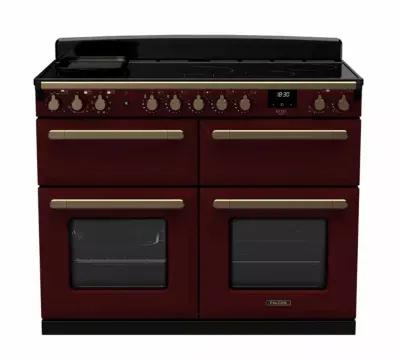 Falcon - Piano De Cuisson Induction Estel Deluxe Bctab Ind 110 Cm Bordeaux L