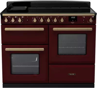 Falcon - Piano De Cuisson Induction Estel Deluxe Octab Ind 110 Cm Bordeaux L