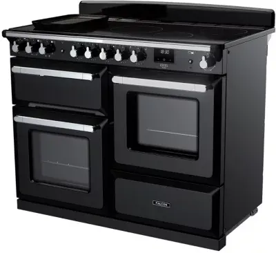 Falcon - Piano De Cuisson Induction Estel Deluxe Octab Ind 110 Cm Noir Bril — vue 4