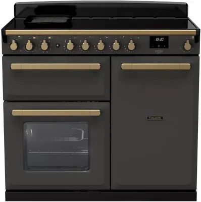 Falcon - Piano De Cuisson Induction Estel Deluxe Tab Ind 100 Cm Ardoise Lait — vue 3