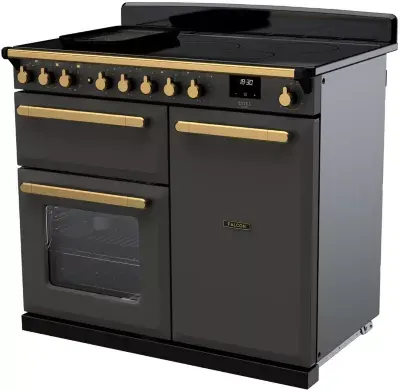 Falcon - Piano De Cuisson Induction Estel Deluxe Tab Ind 100 Cm Ardoise Lait — vue 4