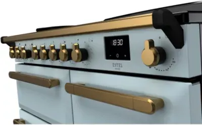 Falcon - Piano De Cuisson Induction Estel Deluxe Tab Ind 100 Cm Bleu Pastel — vue 5