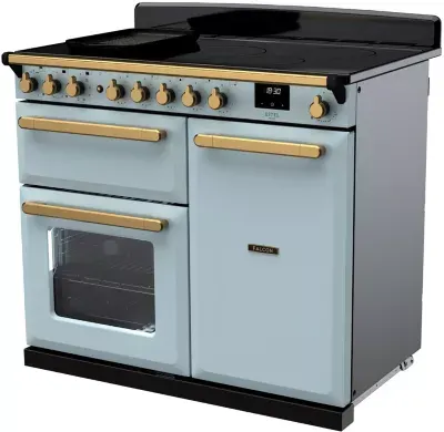 Falcon - Piano De Cuisson Induction Estel Deluxe Tab Ind 100 Cm Bleu Pastel — vue 4