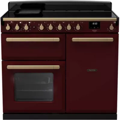 Falcon - Piano De Cuisson Induction Estel Deluxe Tab Ind 100 Cm Bordeaux Lai