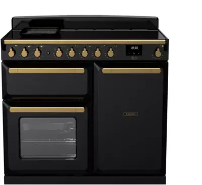 Falcon - Piano De Cuisson Induction Estel Deluxe Tab Ind 100 Cm Noir Brillan