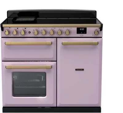 Falcon - Piano De Cuisson Induction Estel Deluxe Tab Ind 100 Cm Parme Laiton