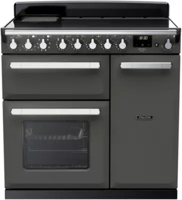 Falcon - Piano De Cuisson Induction Estel Deluxe Tab Ind 90 Cm Ardoise Chro