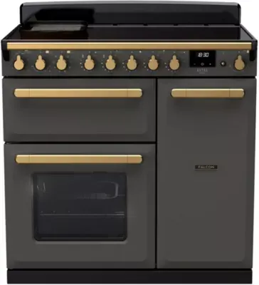 Falcon - Piano De Cuisson Induction Estel Deluxe Tab Ind 90 Cm Ardoise Laito