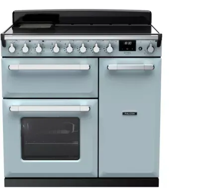 Falcon - Piano De Cuisson Induction Estel Deluxe Tab Ind 90 Cm Bleu Pastel C