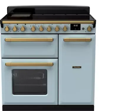 Falcon - Piano De Cuisson Induction Estel Deluxe Tab Ind 90 Cm Bleu Pastel L — vue 4