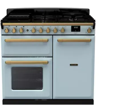 Falcon - Piano De Cuisson Induction Estel Deluxe Tab Ind 90 Cm Bleu Pastel L — vue 3