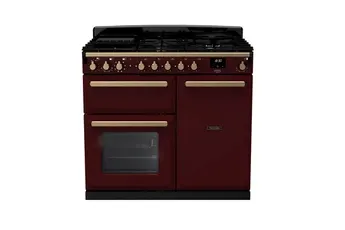 Falcon - Piano De Cuisson Induction Estel Deluxe Tab Ind 90 Cm Bordeaux Lait — vue 2