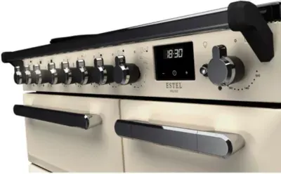 Falcon - Piano De Cuisson Induction Estel Deluxe Tab Ind 90 Cm Creme Pastel — vue 5
