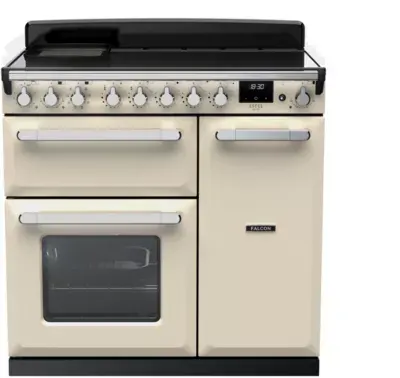 Falcon - Piano De Cuisson Induction Estel Deluxe Tab Ind 90 Cm Creme Pastel