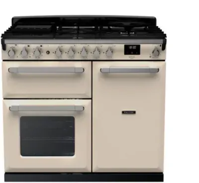 Falcon - Piano De Cuisson Induction Estel Deluxe Tab Ind 90 Cm Creme Pastel — vue 3