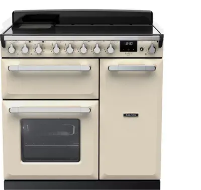 Falcon - Piano De Cuisson Induction Estel Deluxe Tab Ind 90 Cm Creme Pastel — vue 4