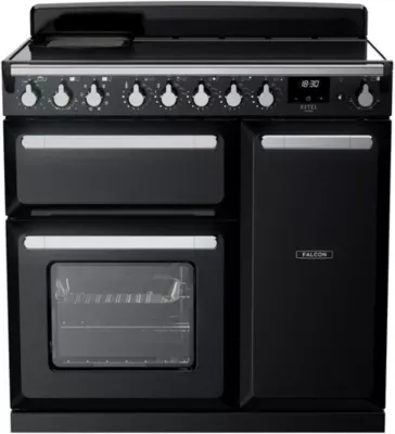 Falcon - Piano De Cuisson Induction Estel Deluxe Tab Ind 90 Cm Noir Brillant